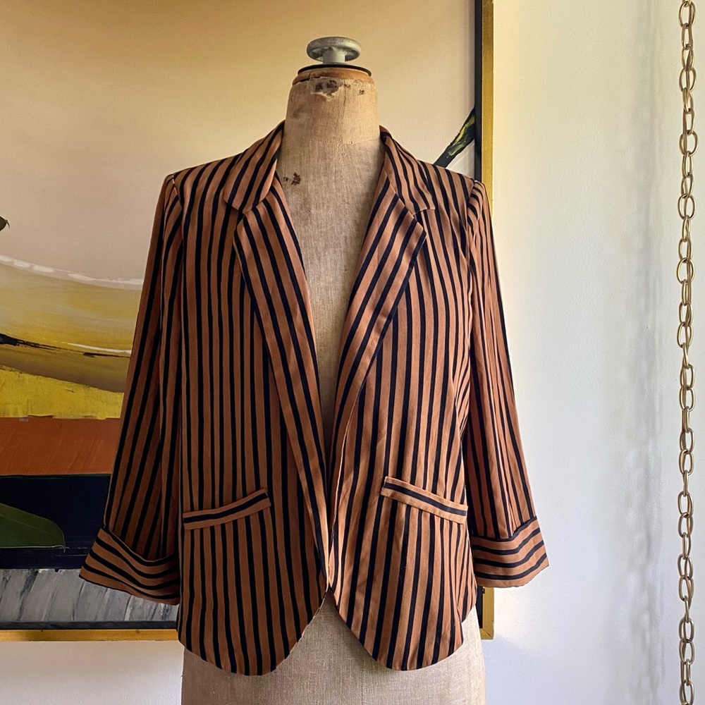 NWT Lush Stripe Light Jacket